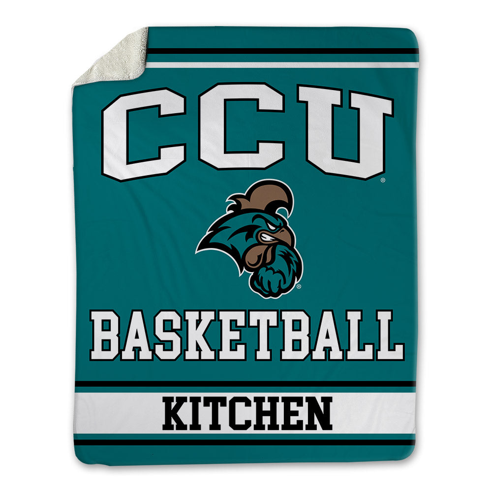 Coastal Carolina - NCAA Women's Basketball : Kamryn Kitchen - Blanket-0