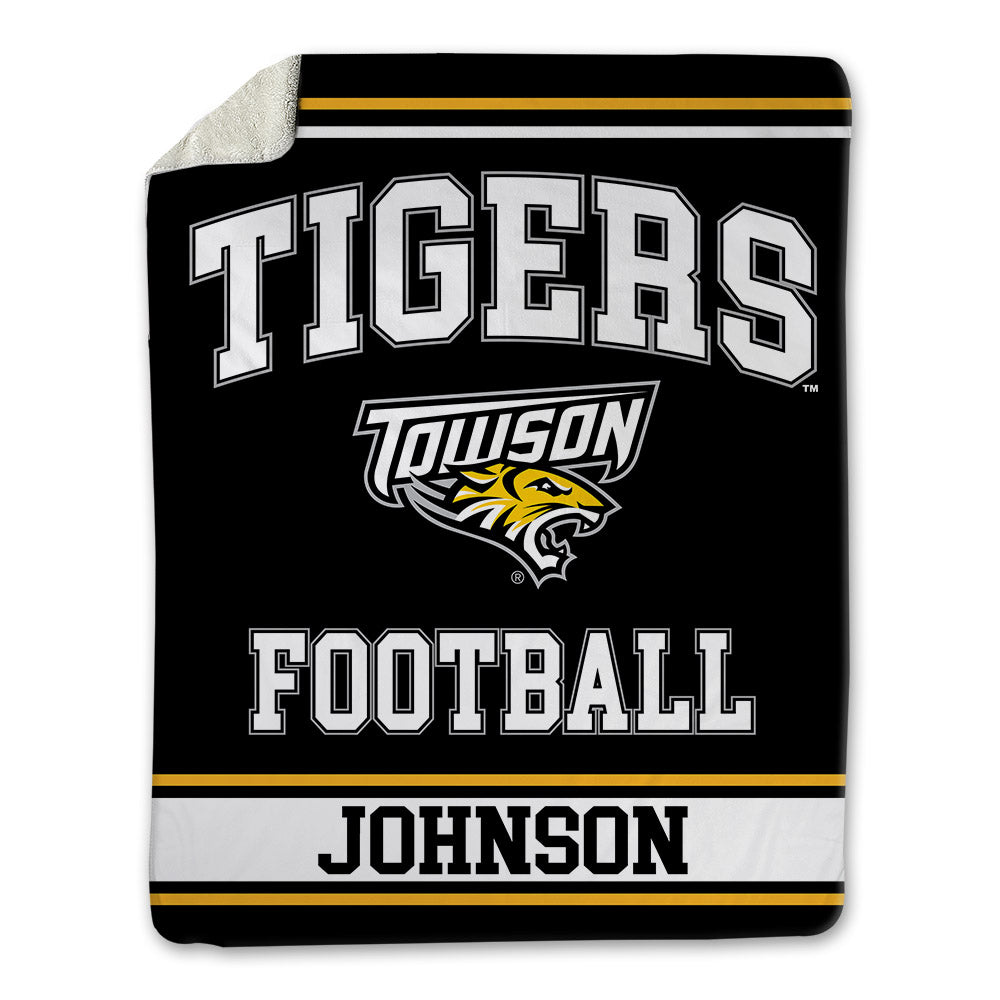 Towson - NCAA Football : Aidan Johnson - Blanket-0