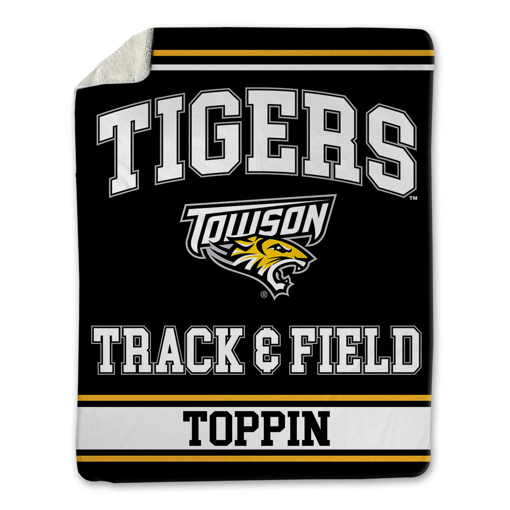 Towson - NCAA Women's Track & Field : Aniyah Toppin - Blanket-0