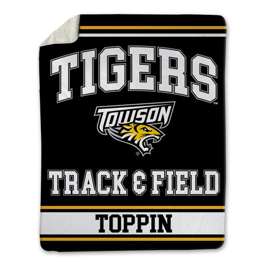 Towson - NCAA Women's Track & Field : Aniyah Toppin - Blanket-0