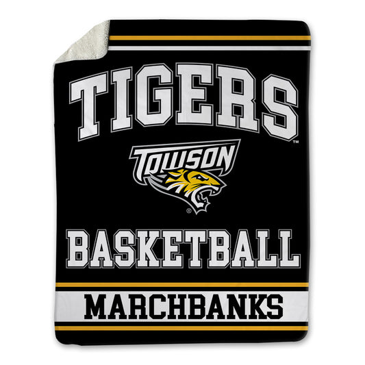 Towson - NCAA Women's Basketball : Masyn Marchbanks - Blanket-0