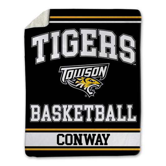 Towson - NCAA Men's Basketball : Ryan Conway - Blanket-0