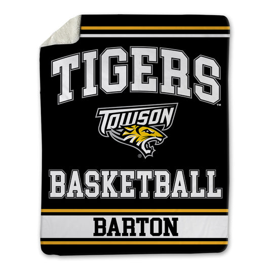 Towson - NCAA Men's Basketball : Jon Barton - Blanket-0