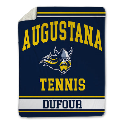 AU - NCAA Women's Tennis : Nicole Dufour - Blanket-1
