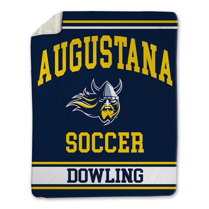 AU - NCAA Women's Soccer : Aubree Dowling - Blanket-1
