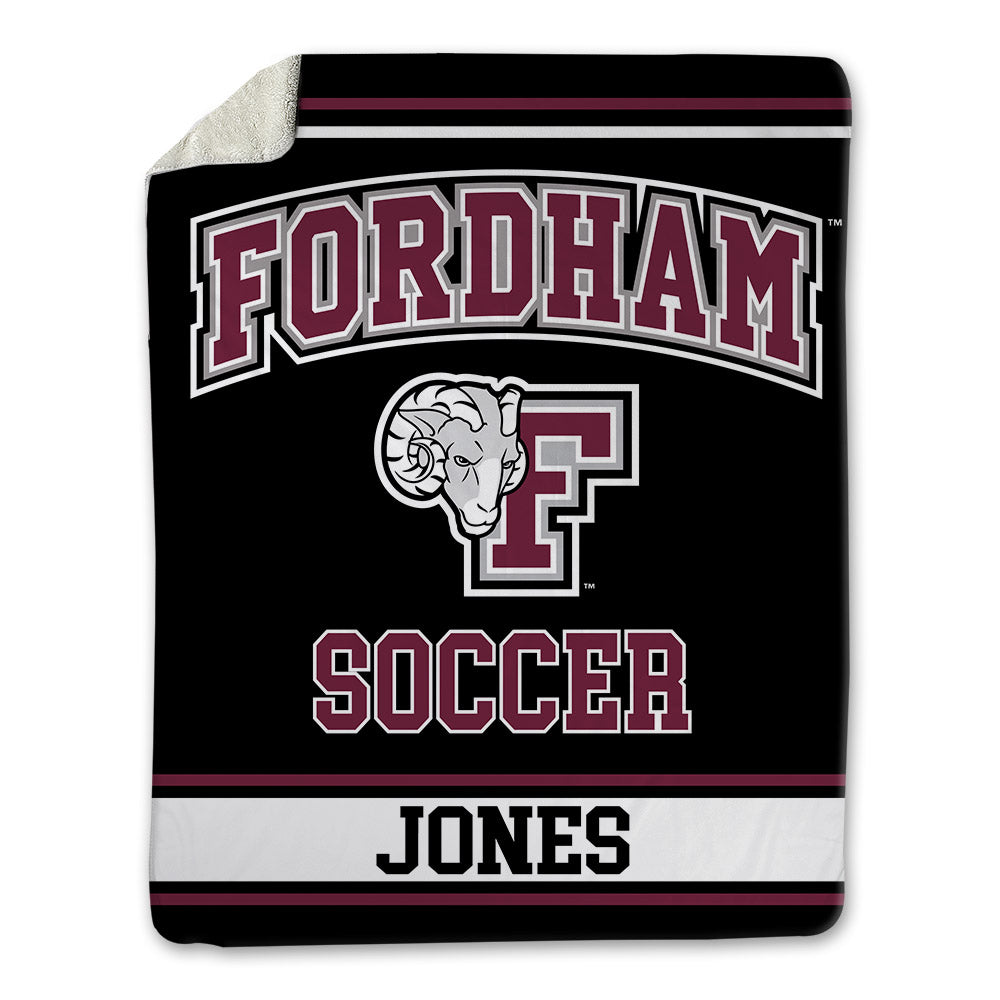 Fordham - NCAA Men's Soccer : Benji Jones - Blanket-0