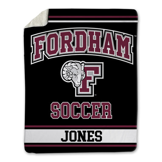 Fordham - NCAA Men's Soccer : Benji Jones - Blanket-0
