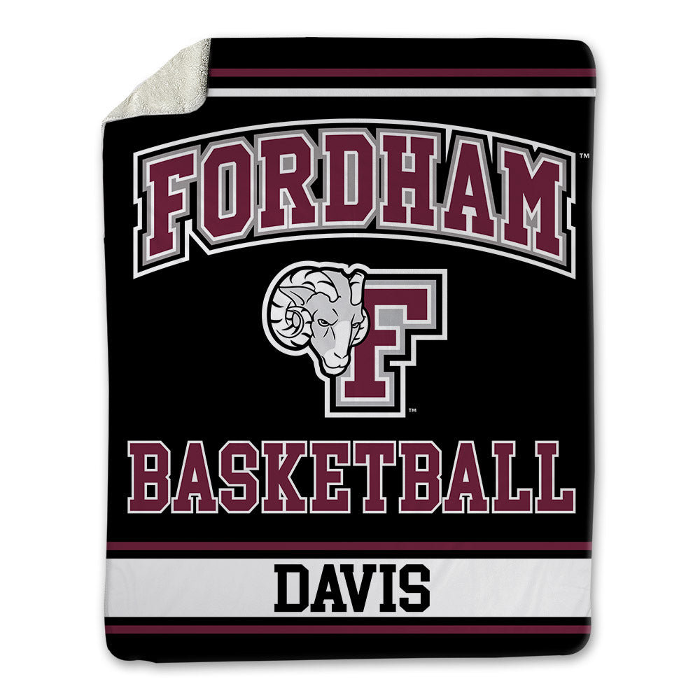 Fordham - NCAA Women's Basketball : Taya Davis - Blanket-0