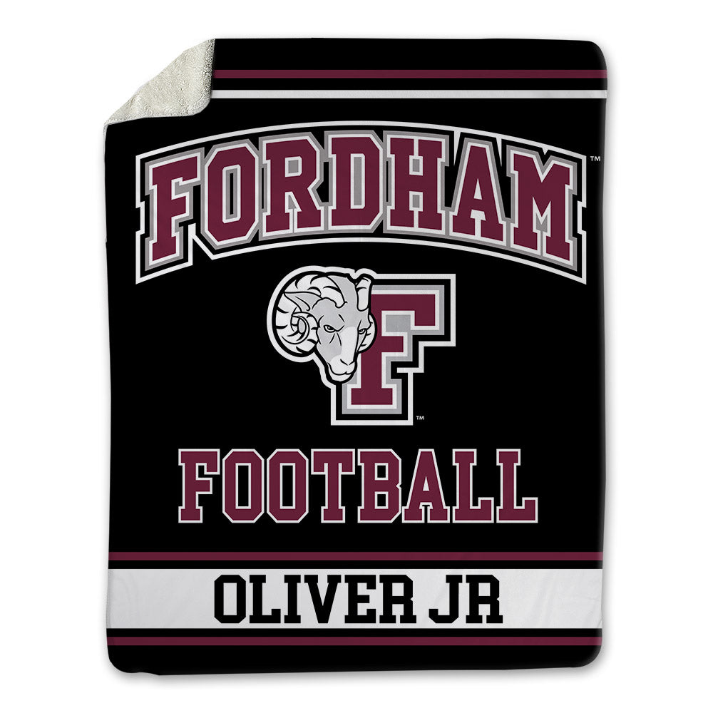 Fordham - NCAA Football : Brian Oliver Jr - Blanket-0