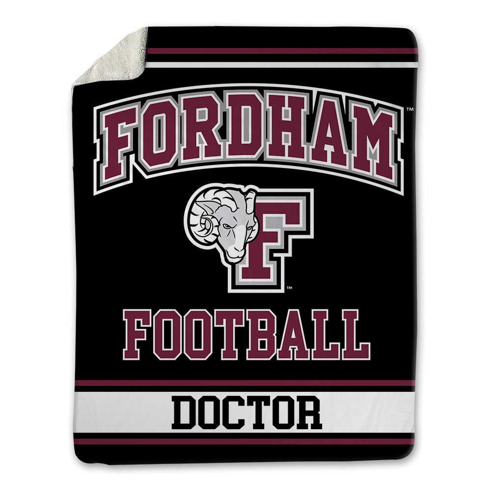 Fordham - NCAA Football : Michael Doctor - Blanket-0