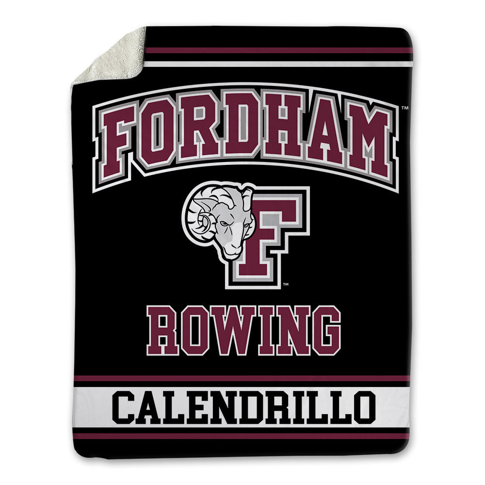 Fordham - NCAA Women's Rowing : Anna Calendrillo - Blanket-0