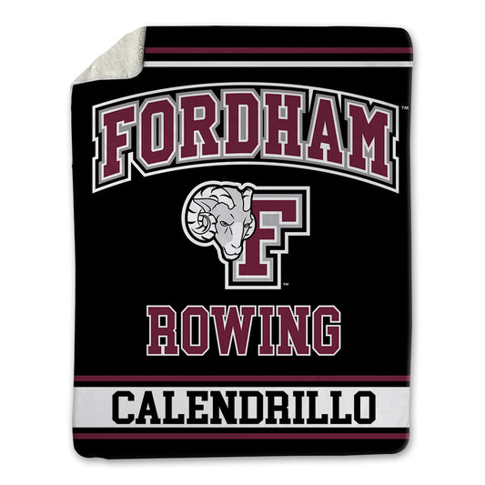 Fordham - NCAA Women's Rowing : Anna Calendrillo - Blanket-0