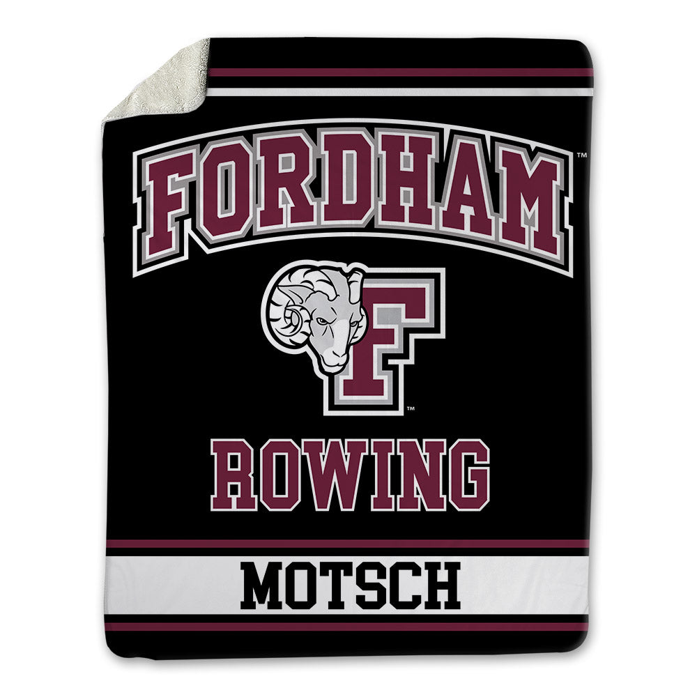 Fordham - NCAA Women's Rowing : Amber Motsch - Blanket-0