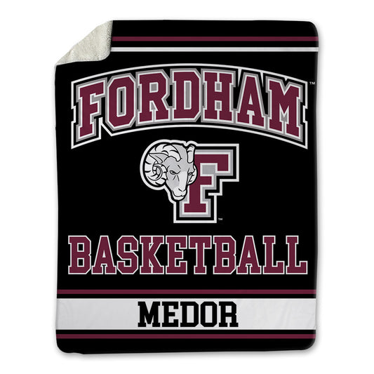 Fordham - NCAA Men's Basketball : Japhet Medor - Blanket-0