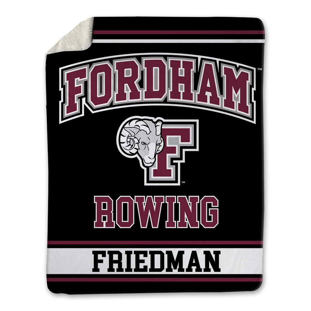 Fordham - NCAA Women's Rowing : Molly Friedman - Blanket-0