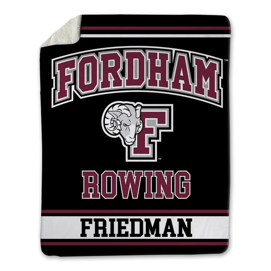 Fordham - NCAA Women's Rowing : Molly Friedman - Blanket-0