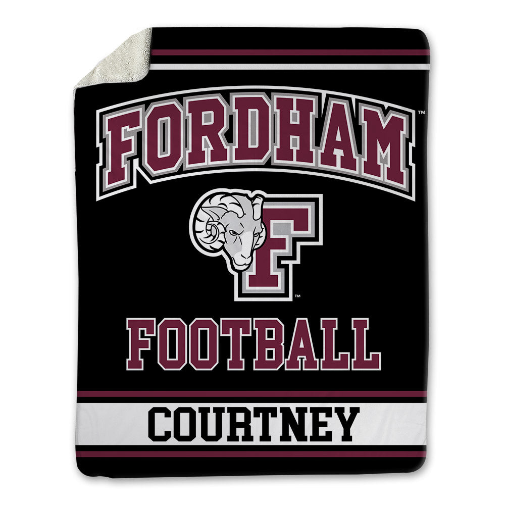Fordham - NCAA Football : Mike Courtney - Blanket-0
