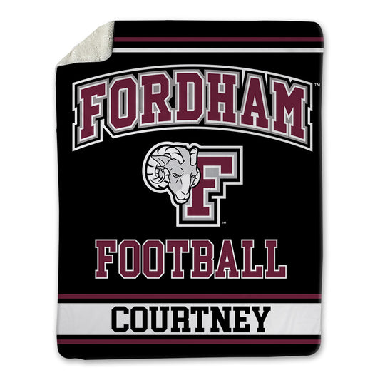 Fordham - NCAA Football : Mike Courtney - Blanket-0