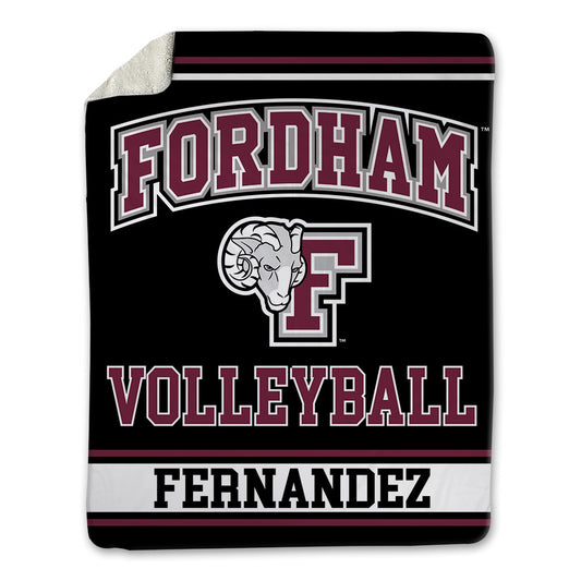 Fordham - NCAA Women's Volleyball : Lola Fernandez - Blanket-0