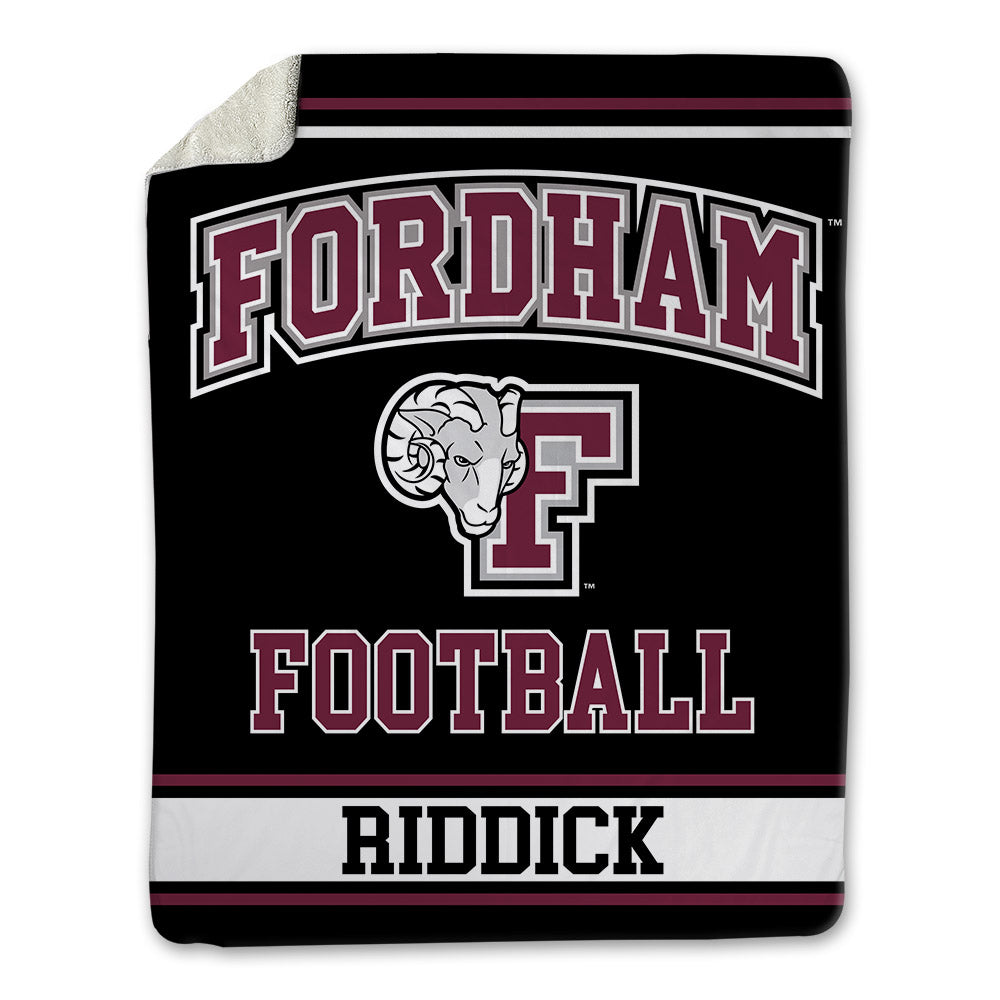 Fordham - NCAA Football : Lorenzo Riddick - Blanket-0