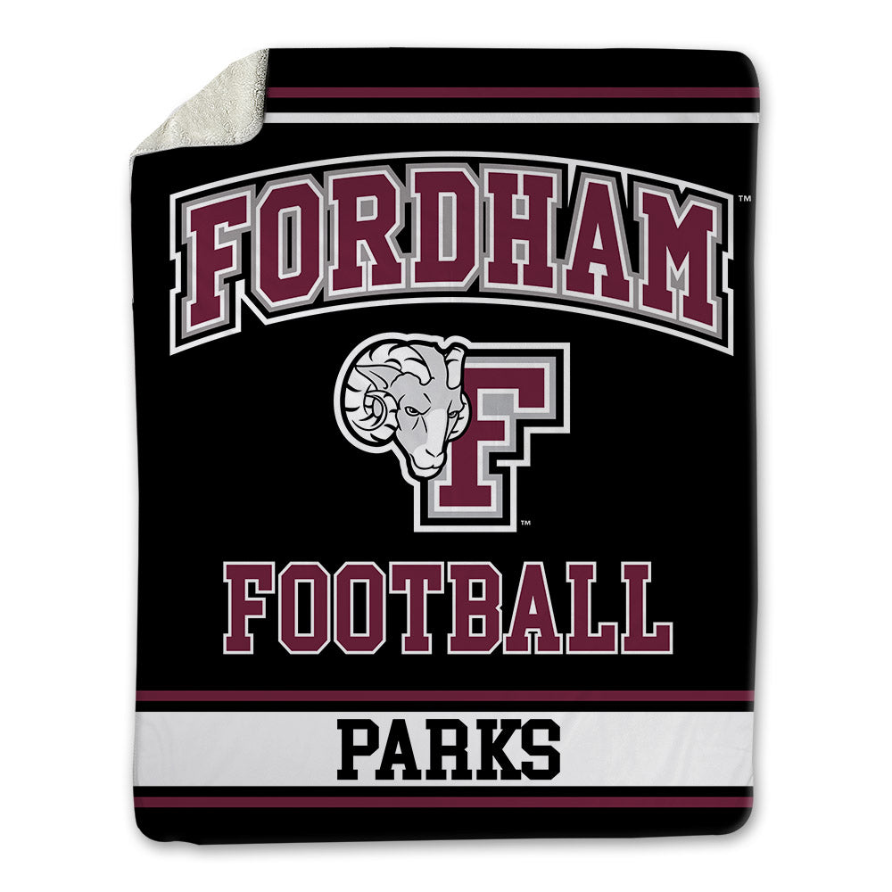 Fordham - NCAA Football : Ricky Parks - Blanket-0