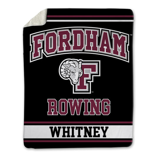 Fordham - NCAA Women's Rowing : Carmen Whitney - Blanket-0