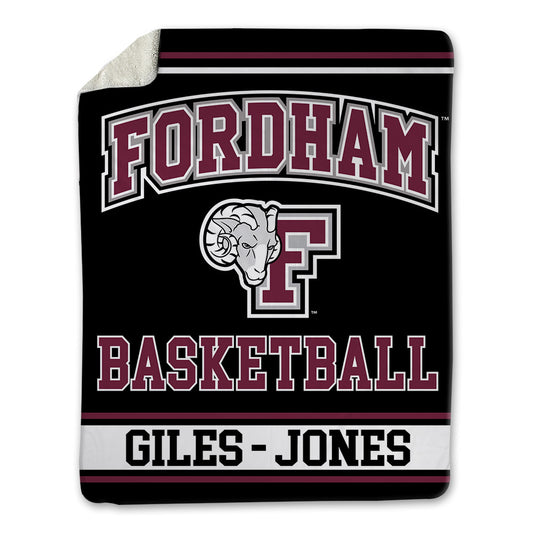 Fordham - NCAA Women's Basketball : Miya Giles - Jones - Blanket-0