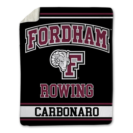 Fordham - NCAA Women's Rowing : Ella Carbonaro - Blanket-0