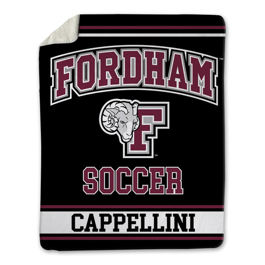 Fordham - NCAA Men's Soccer : Niko Cappellini - Blanket-0