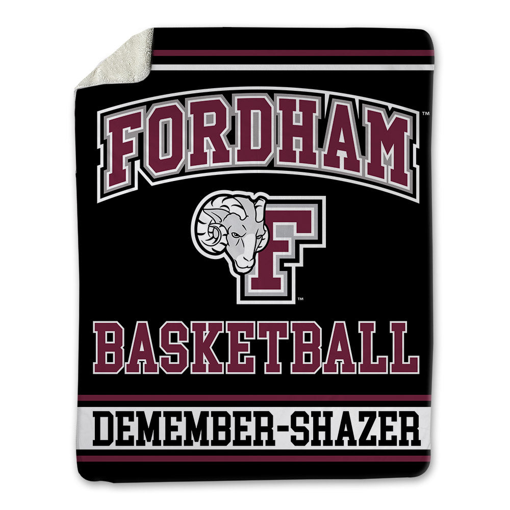 Fordham - NCAA Women's Basketball : Zaria DeMember-Shazer - Blanket-0