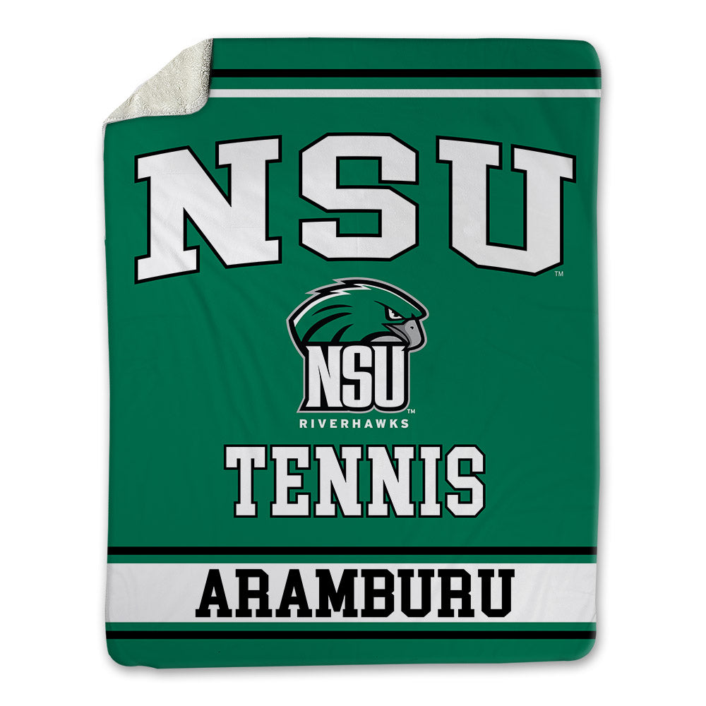 Northeastern State - NCAA Men's Tennis : Tomas Aramburu - Blanket-0