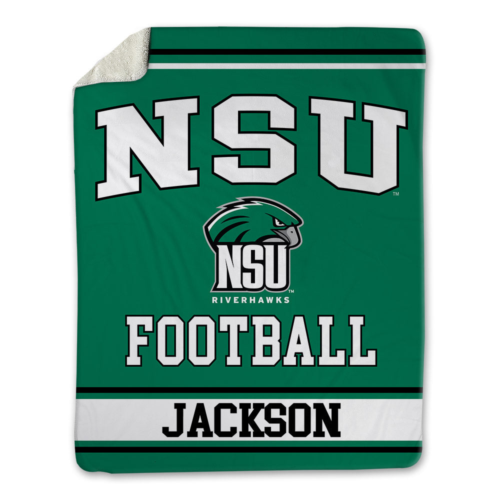 Northeastern State - NCAA Football : Camrin Jackson - Blanket-0