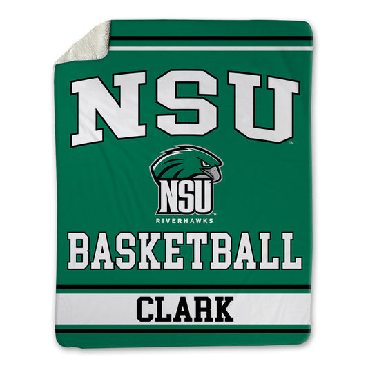 Northeastern State - NCAA Men's Basketball : Chase Clark - Blanket-0
