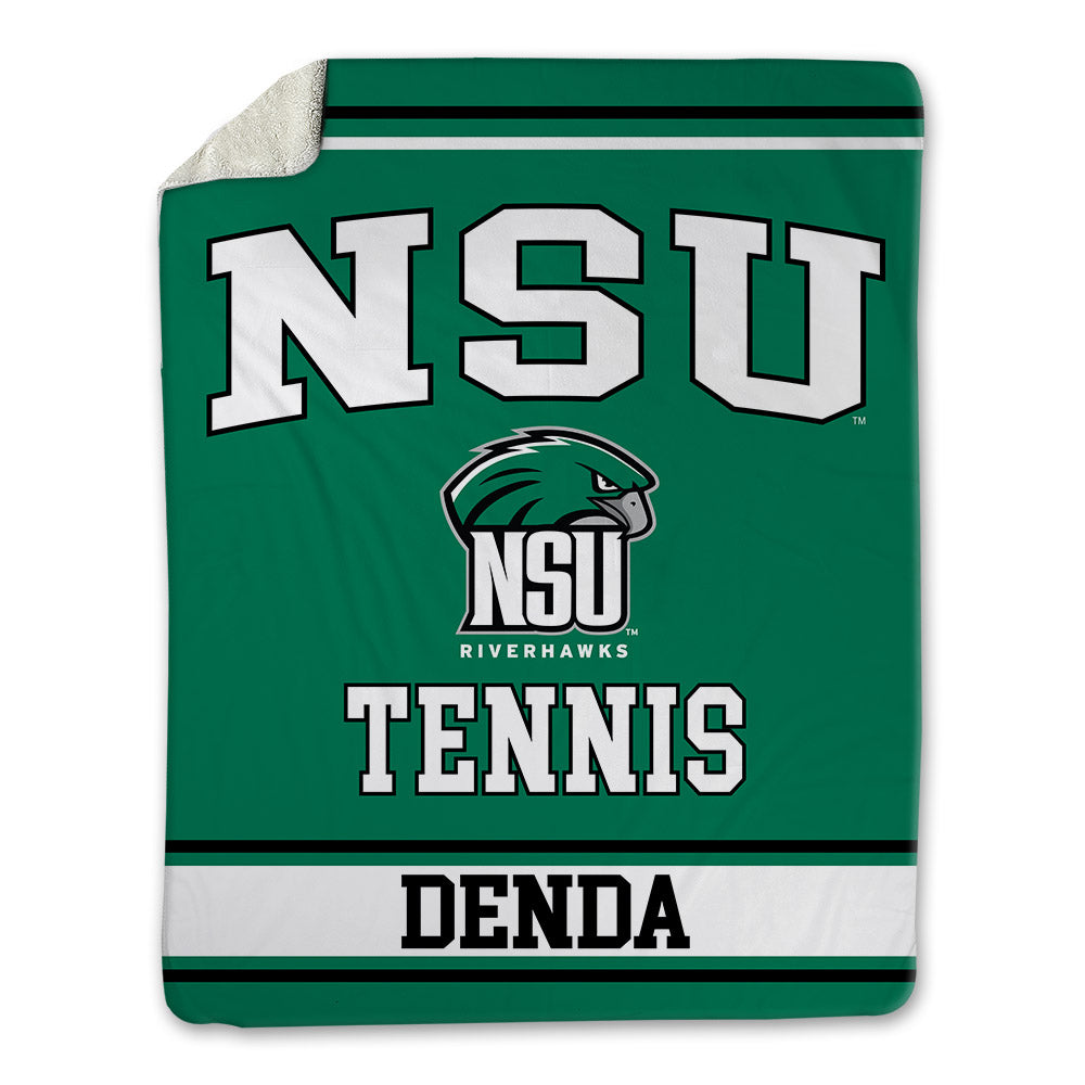 Northeastern State - NCAA Men's Tennis : Luis Denda - Blanket-0