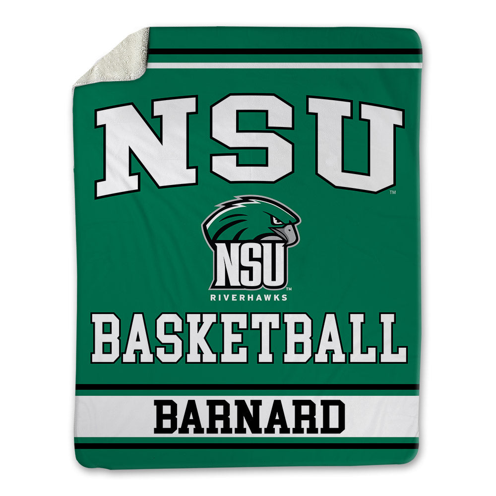 Northeastern State - NCAA Men's Basketball : Gavin Barnard - Blanket-0