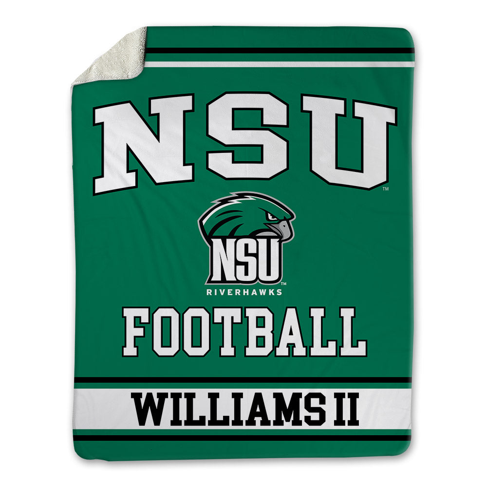 Northeastern State - NCAA Football : Vincent Williams II - Blanket-0