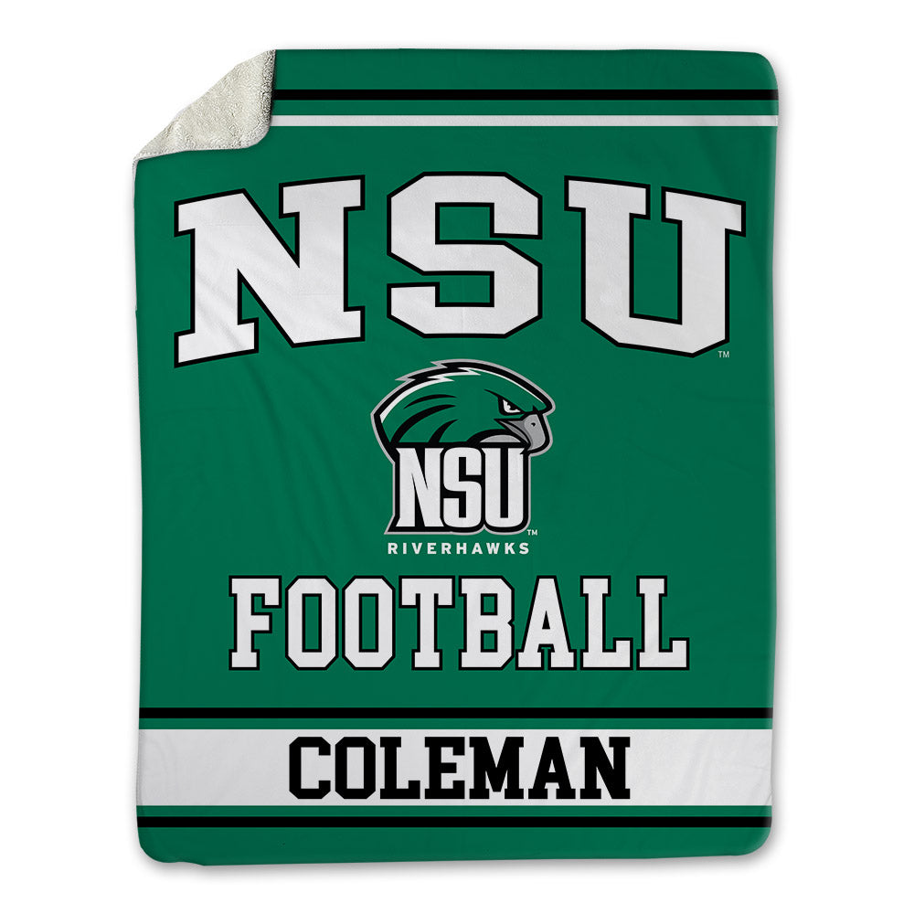 Northeastern State - NCAA Football : Anthony Coleman - Blanket-0