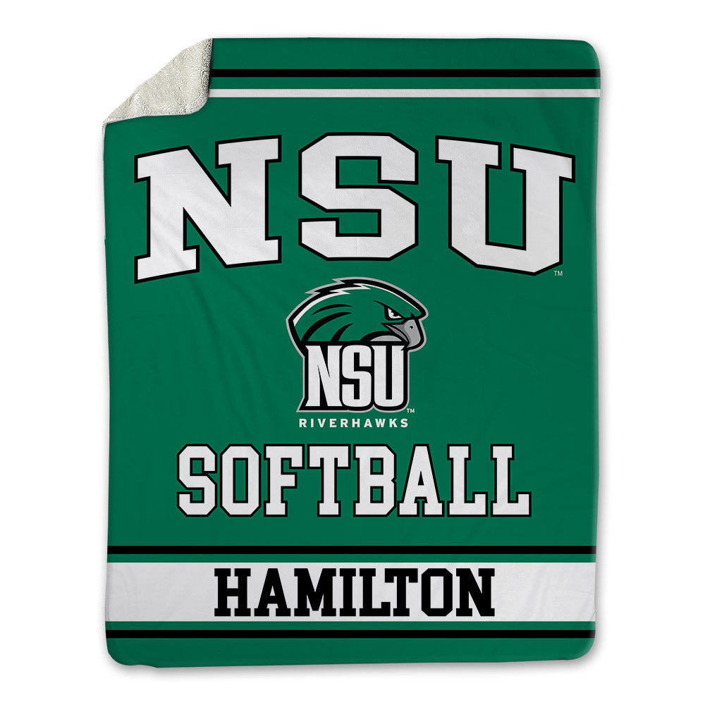 Northeastern State - NCAA Softball : Mattison Hamilton - Blanket-0