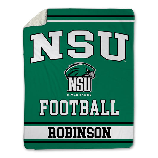 Northeastern State - NCAA Football : Wyatt Robinson - Blanket-0