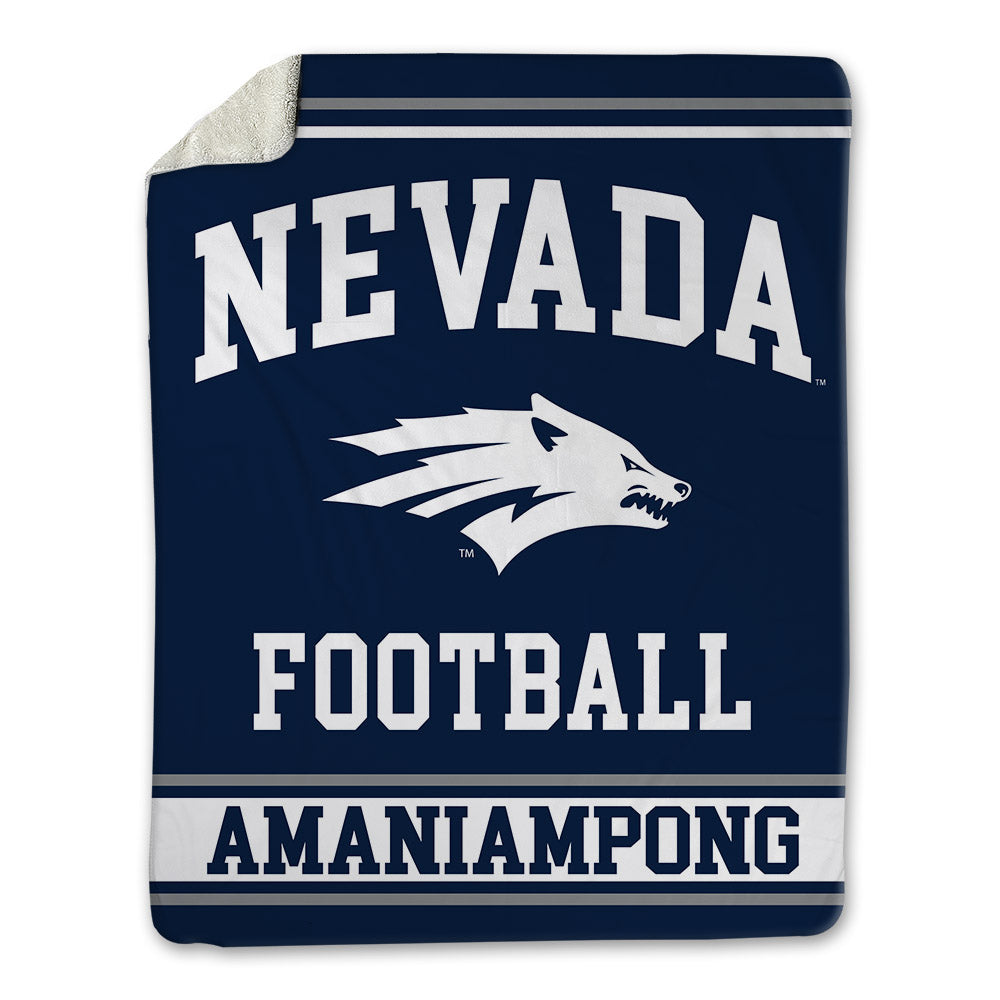 Nevada - NCAA Football : Brandon Amaniampong - Blanket-0