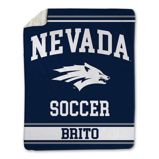 Nevada - NCAA Women's Soccer : Mariana Brito - Blanket-0