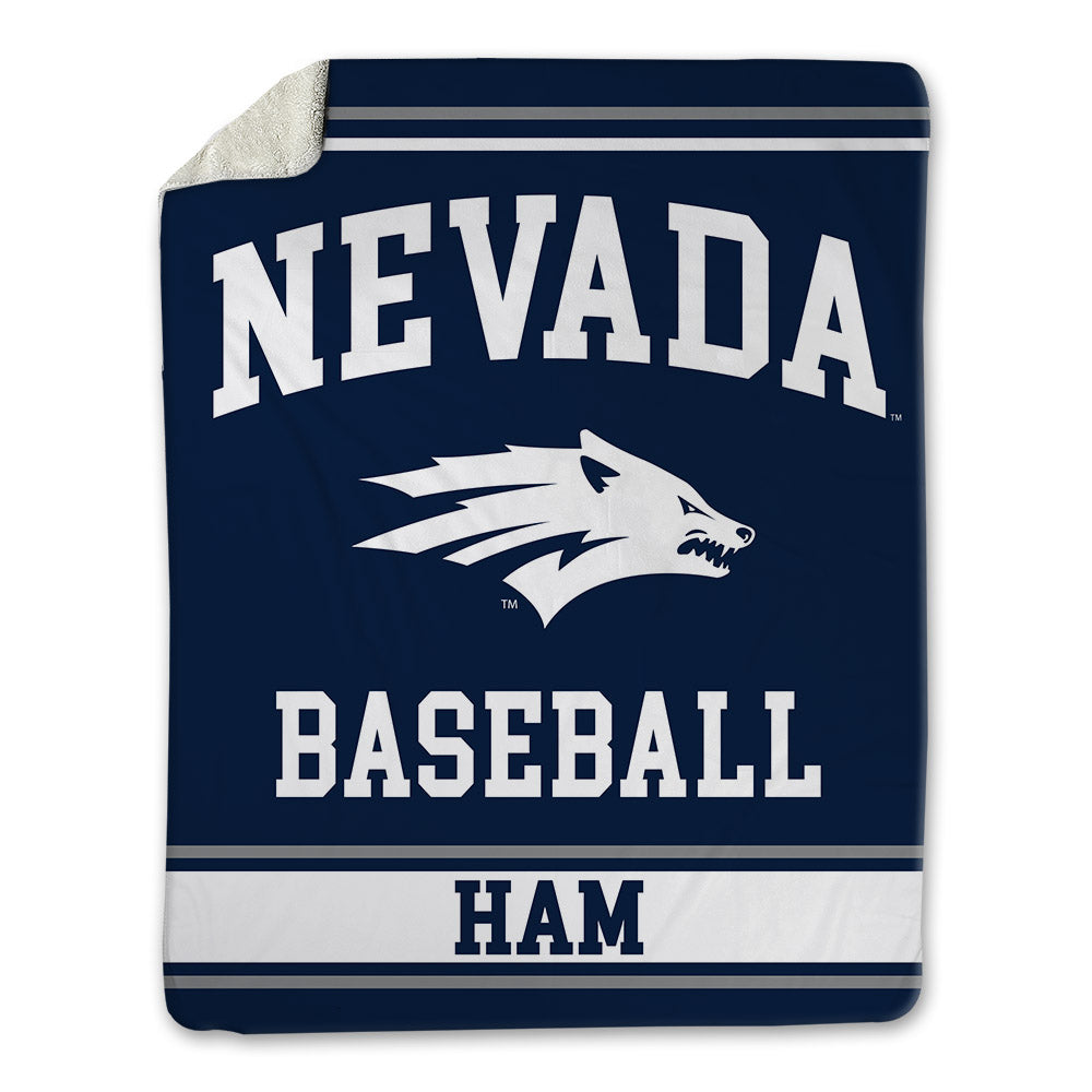 Nevada - NCAA Baseball : Billy Ham - Blanket-0