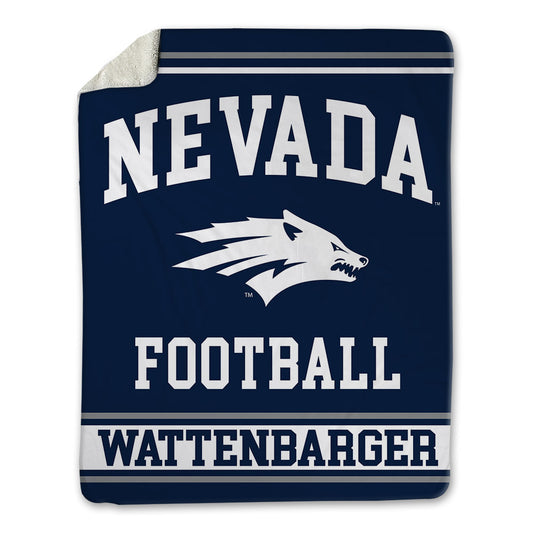 Nevada - NCAA Football : Brock Wattenbarger - Blanket-0