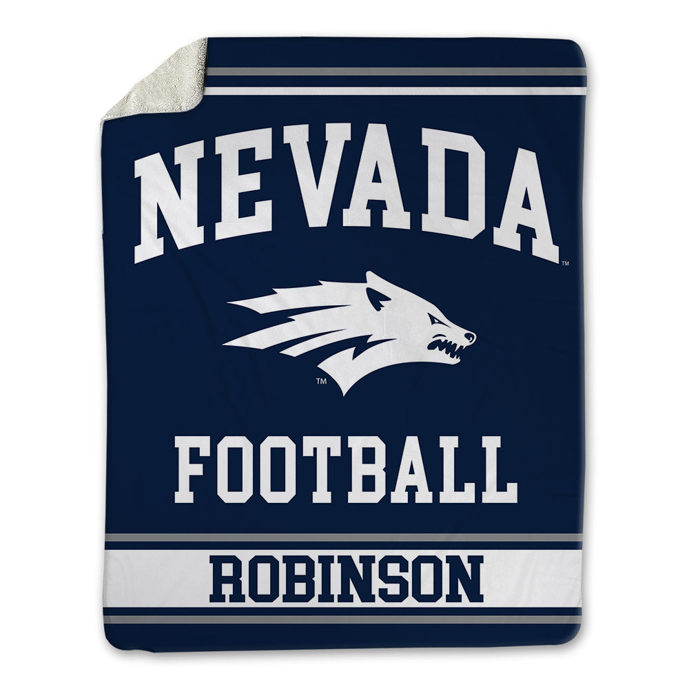 Nevada - NCAA Football : Gerick Robinson - Blanket-0