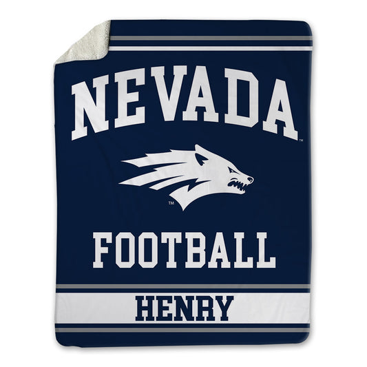 Nevada - NCAA Football : Don Henry - Blanket-0