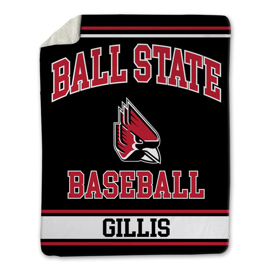 Ball State - NCAA Baseball : Jacob Gillis - Blanket-0
