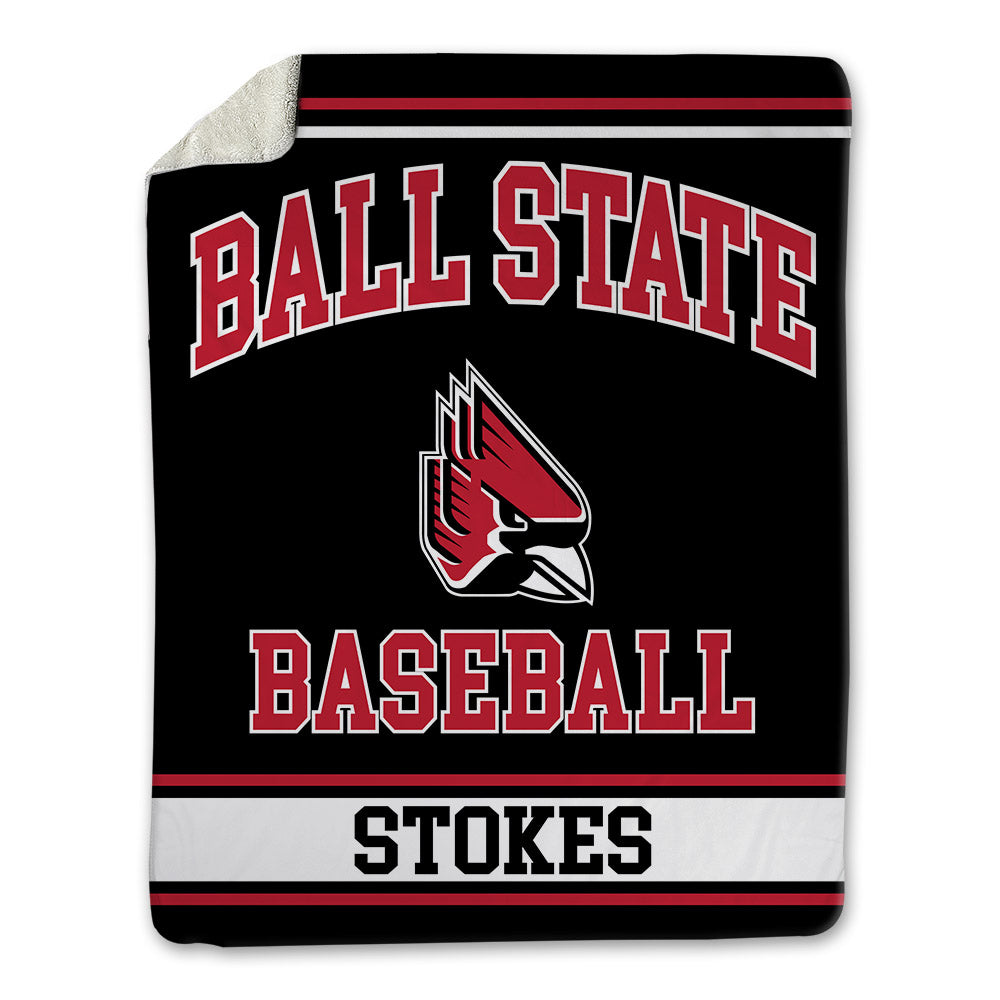Ball State - NCAA Baseball : Taber Stokes - Blanket-0