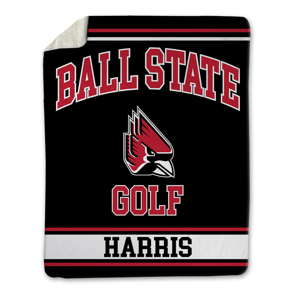 Ball State - NCAA Men's Golf : Samuel Harris - Blanket-0