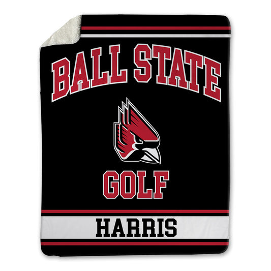 Ball State - NCAA Men's Golf : Samuel Harris - Blanket-0