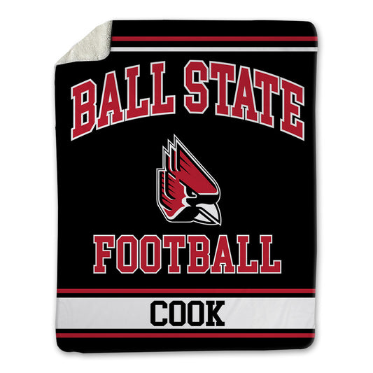 Ball State - NCAA Football : Tristan Cook - Blanket-0